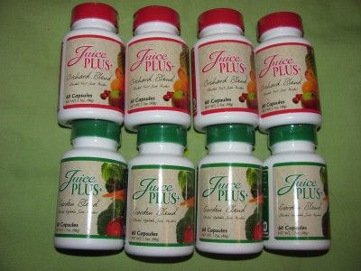 Juice Plus Case of 8 Bottles Orchard Garden Blend Juice Powder Exp 02