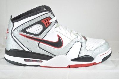 Nike Air Flight Falcon 397204 106 White Black Metallic Silver Red 12