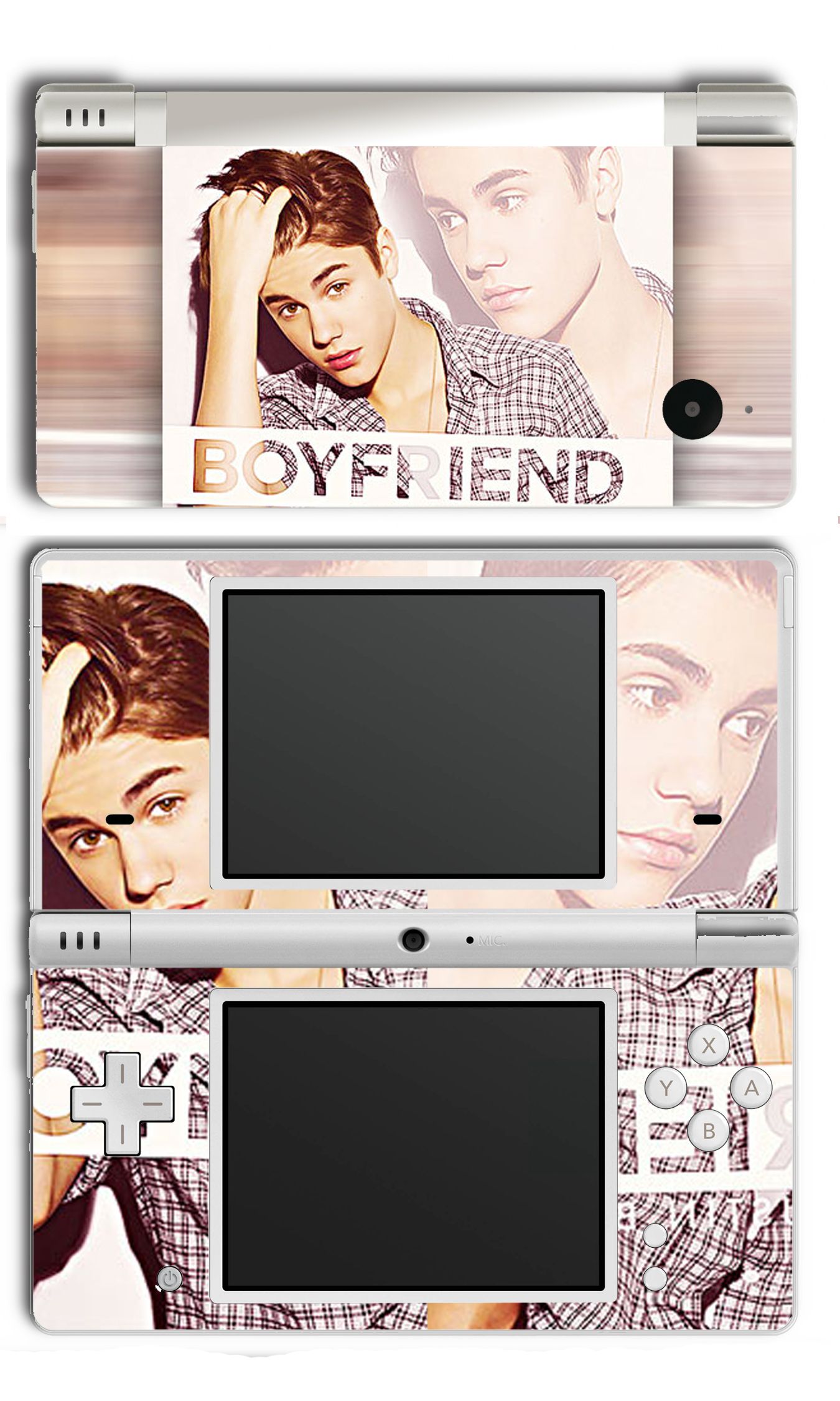 Nintendo DSi Justin Bieber Boyfriend Skins 2012 #1 Beiber new Hair