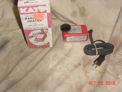 Kats Handy Magnet Plug in Block Heater Great for Diesels