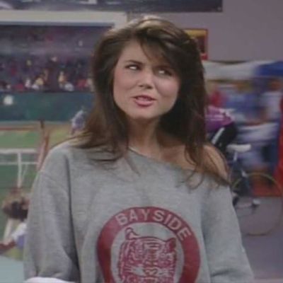 Kelly Kapowski Womens Cut Sweatshirt Bayside Tigers Saved by The Bell