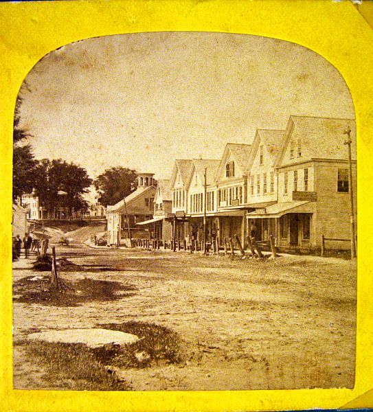 Kennebunk Maine Main Street Antique Stereoview