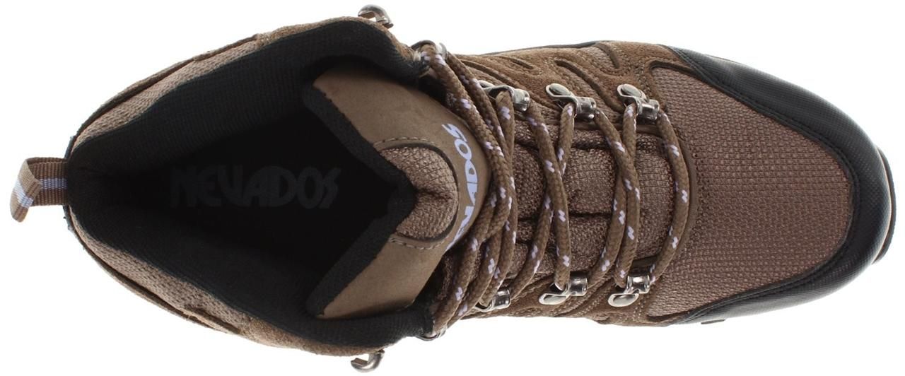 Nevados Womens Kennesaw Mid Hiking Boots /Chocolate Chip/Black