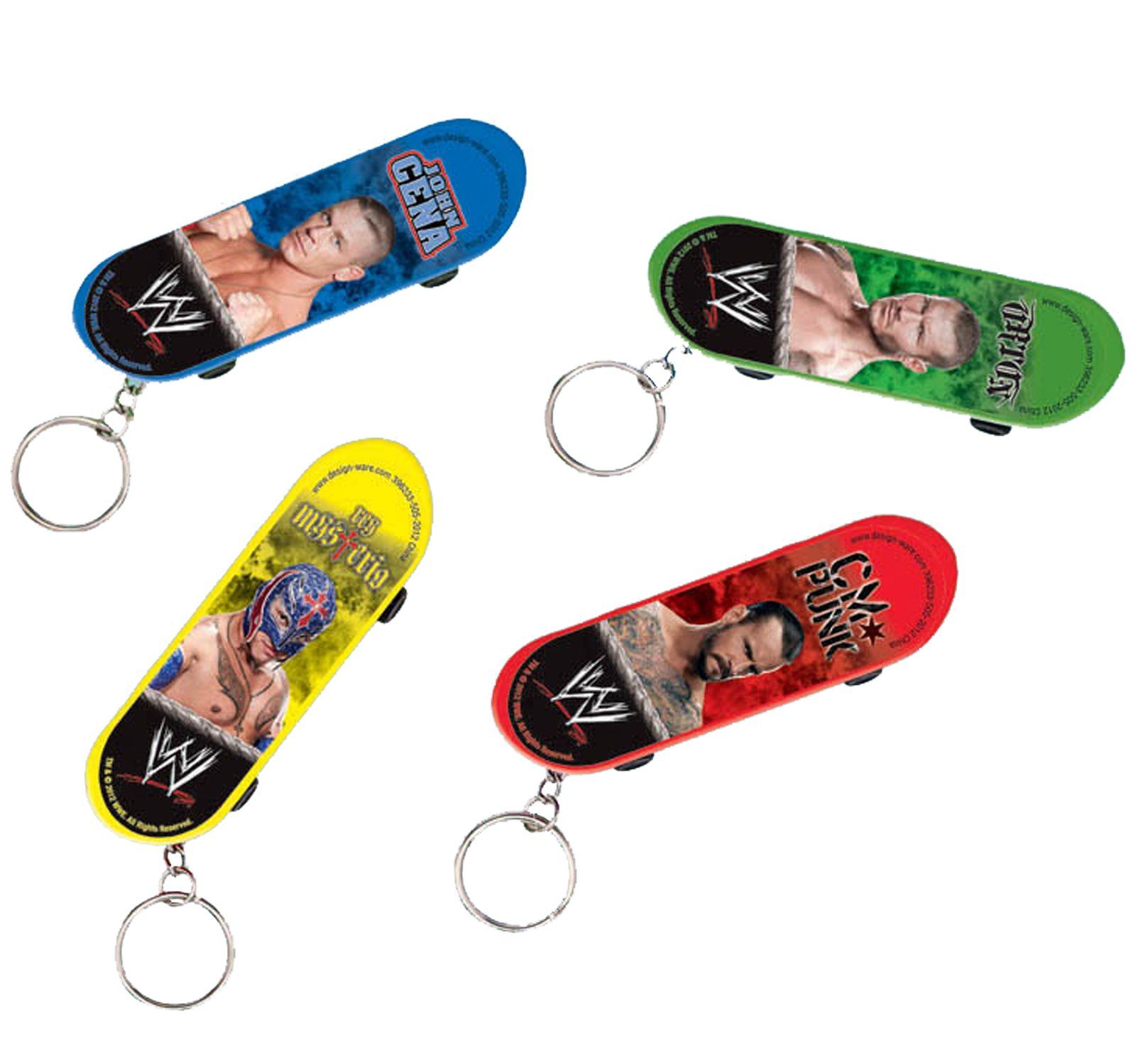 WWE Skateboard Keychains 8