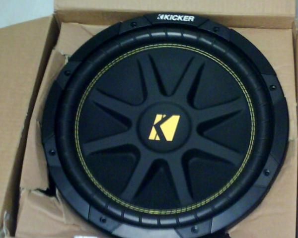 Kicker 10C124 Comp 12 inch Subwoofer 4 SVC Black