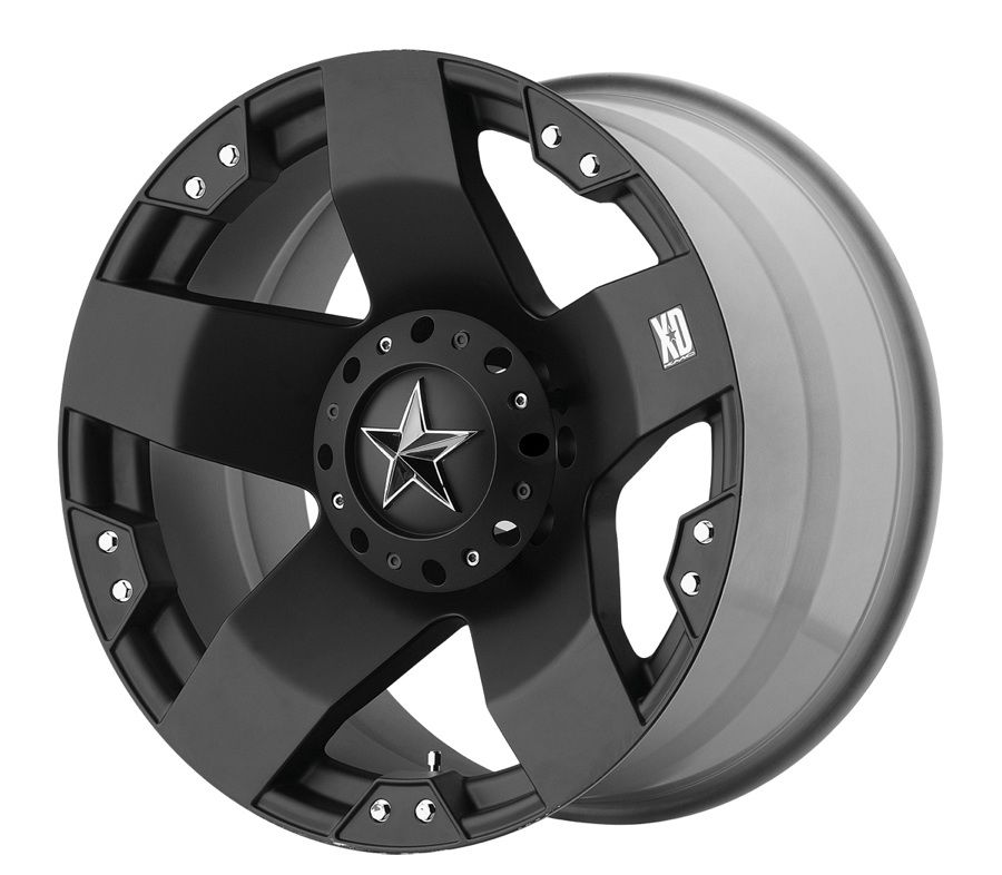 KMC XD Series XD775 Rockstar 22x12 Matte Black