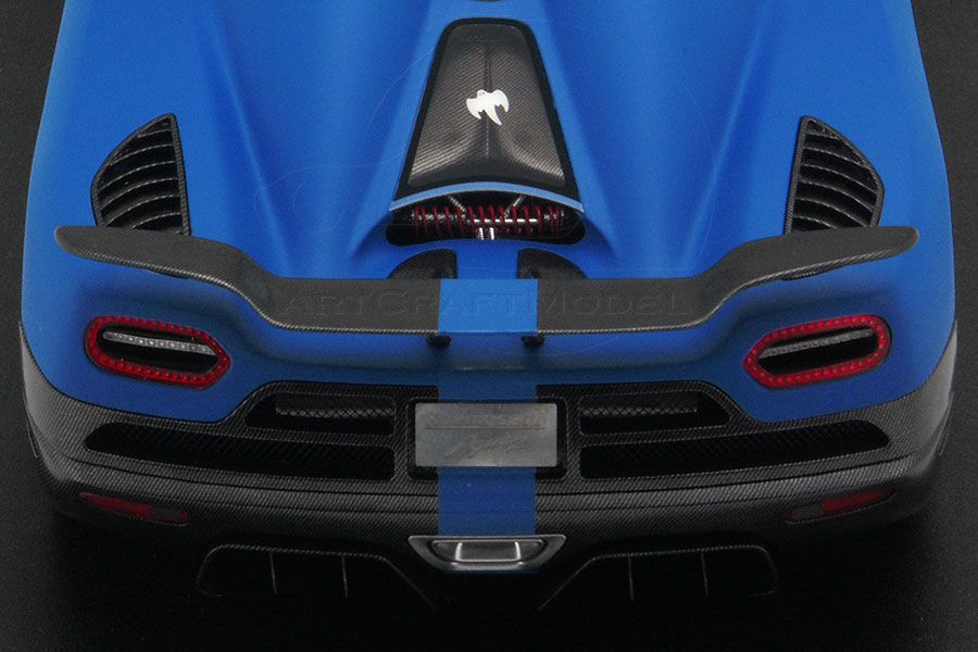 Koenigsegg Agera R 2012 Beijing Motor Show Blue Matt 1 18 Frontiart