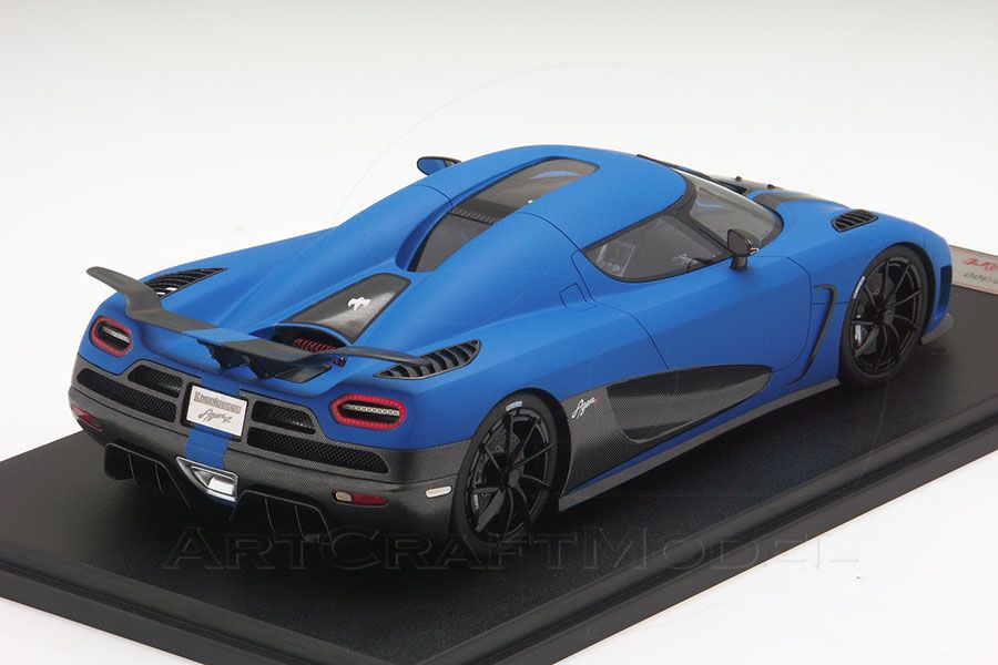 Koenigsegg Agera R 2012 Beijing Motor Show Blue Matt 1 18 Frontiart