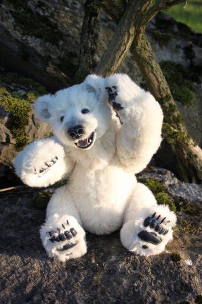 Knut Memorybear Nr. 10 Alpaka OoaK by masterclass Award Winner Ilse