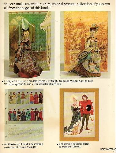 World of Costumes in Cutout Paper Dolls Rosemary Lowndes and Claude