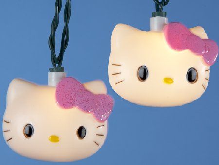 Hello Kitty Holiday Christmas Light Set with 10 Lights Holiday