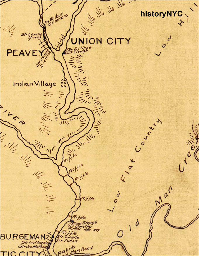 1899 Koyukuk Koyokuk River Yukon Alaska Map