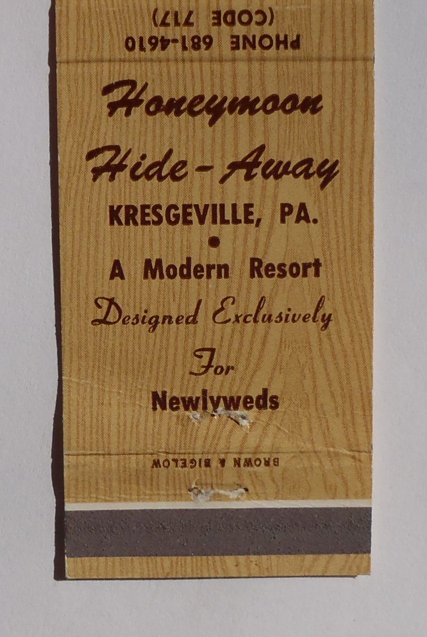 Honeymoon Hide Away Pocono Mountains Kresgeville PA Monroe Co