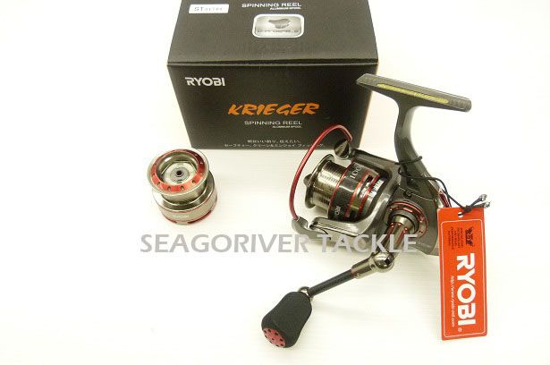 Ryobi Krieger 1000 Spinning Reel w Spare Spool Latest New Model