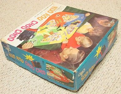 Koo Koo Choo Choo Mechanical Suspense Game 1966 by Ohio Art