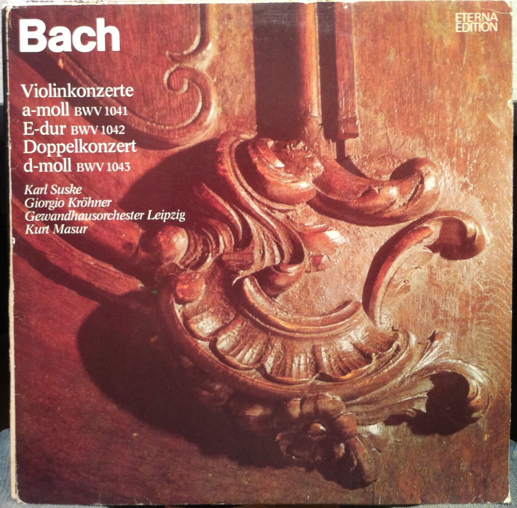 karl suske giorgio krohner kurt masur bach violin konzerte label