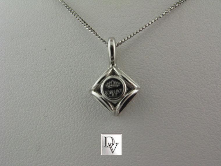 New Ladies Kwiat Platinum 67 Diamonds Pendant Necklace