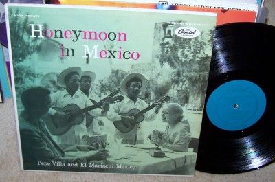 Honeymoon in Mexico Pepe Villa El Mariachi Mexico LP