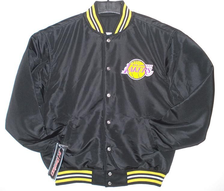 La Lakers Champion Wool Leather Reversible Jacket S