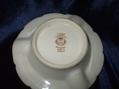 Ivory Lamberton Scammel Decorated Ashtray