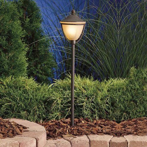 Tannery Bronze Round Lantern Landscape Path Light 15367TZT