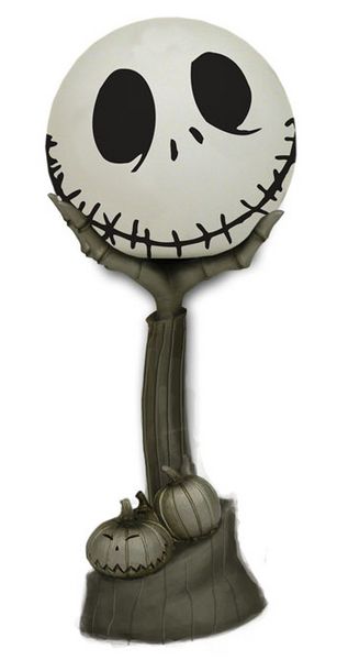 NECA Nightmare Before Christmas Figural Lamp Jack Skellington Head in