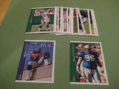 1997 Topps Seattle Seahawks Team Set