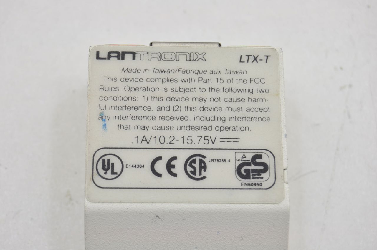 Lantronix LTX T Twisted Pair Transceiver IEEE 802 3 10Base T