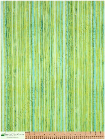 Michael Miller Poppy Skinny Stripes Aqua Cotton Fabric