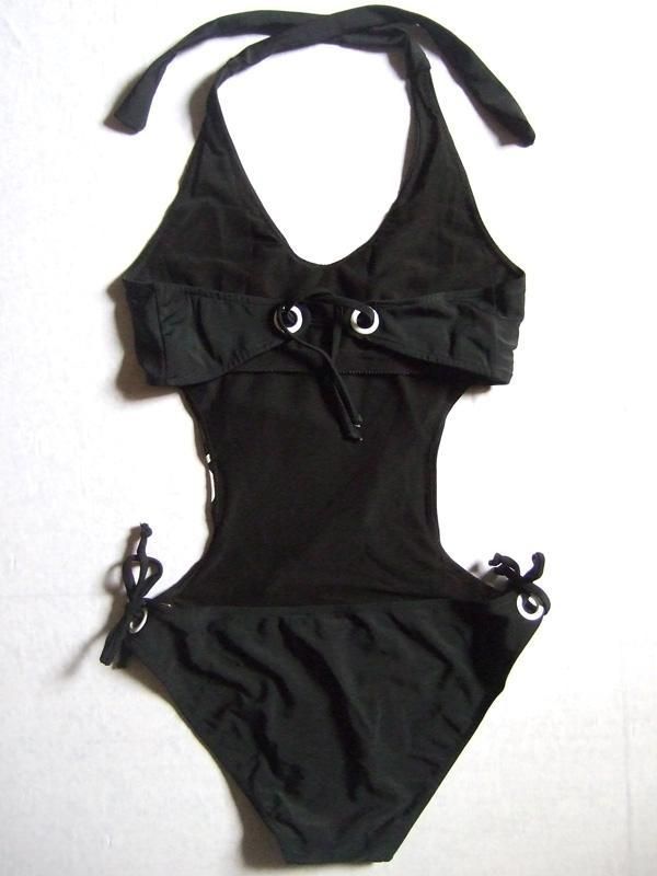 Sexy Polo Women Onepiece Halter Monokini Swimwear Sz XL