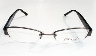 Coach Eyeglasses Laverne 247 Dark Gun New Authentic