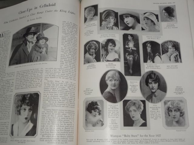 Magazine Apr 1927 Barbara Stanwyck Laura La Plante Lon Chaney