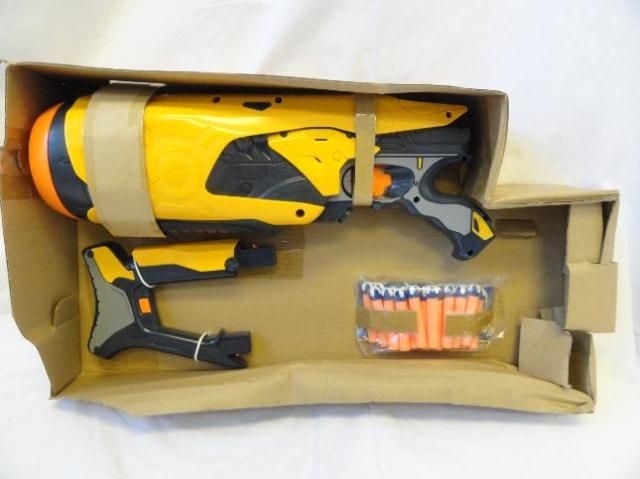 Nerf 28509 Dart Tag Swarmfire Electronic Blaster 20 Darts Yellow