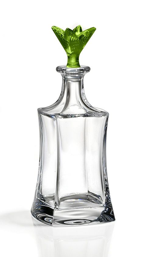 New Colored Full Lead Bohemia Crystal Decanter Green
