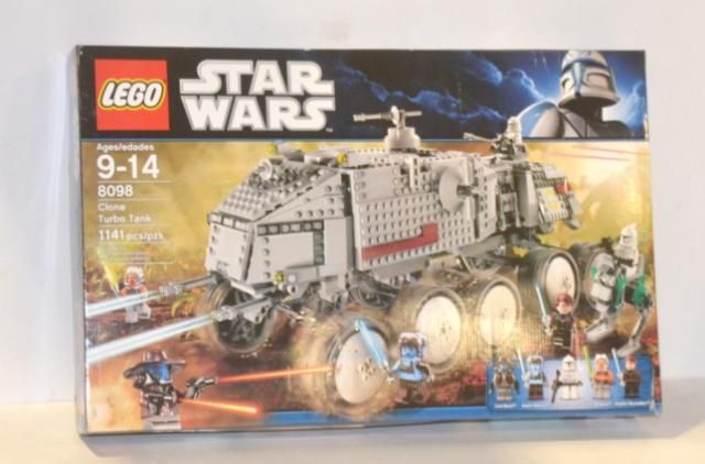 Lego 8098 Star Wars Clone Turbo Tank 1141 Pieces