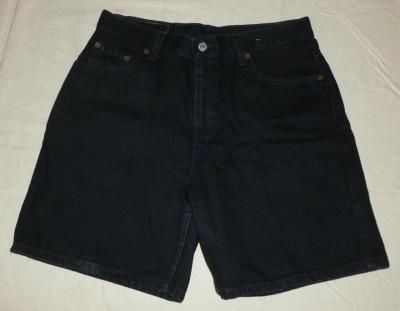 LEVI STRAUSS Womens 550 Shorts   Black   Size 12   EUC