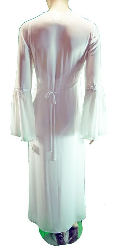 Satin Lace Nightgown Peignoir Set s Honeymoon Luxury Lingerie