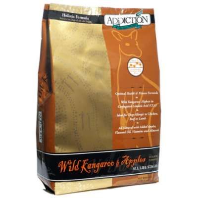 Addiction Wild Kangaroo Apples ALS Dog Food 3 Pounds