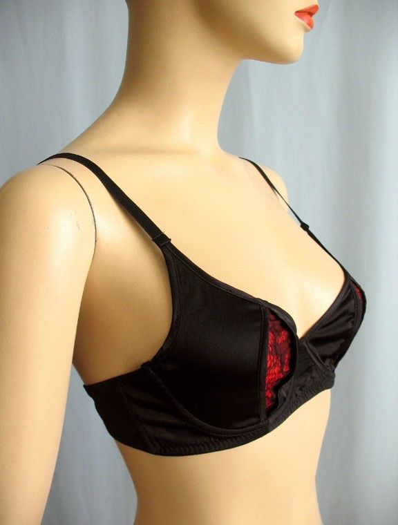 Kiki de Montparnasse Livy Silk Demi Bra Sz 36A $175