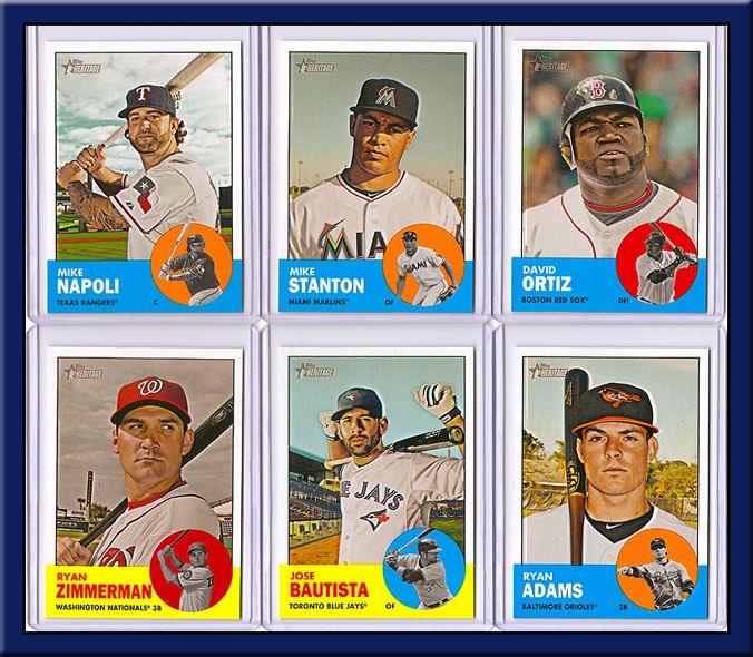 2012 Topps Heritage Lot SP Short Print High Number 28 Cards No