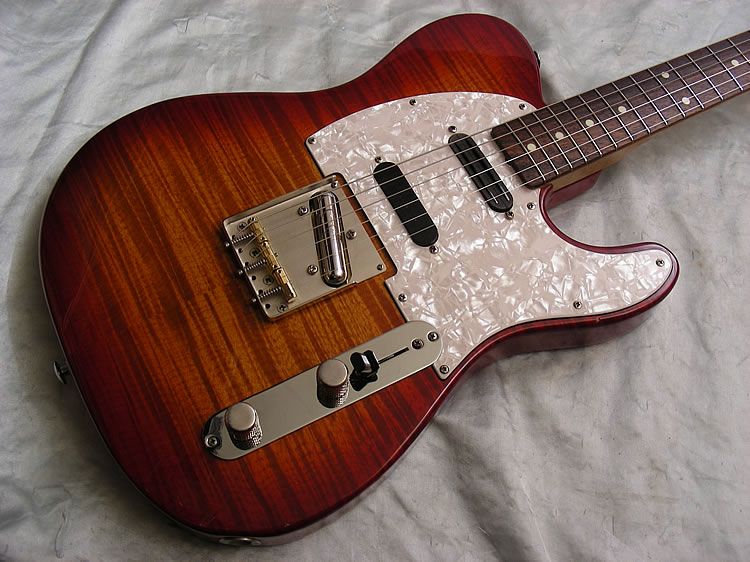 95 Fender Japan Foto Flame Telecaster w Upgrades Tele