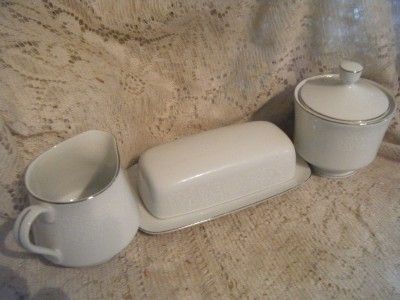 Vintage Crown Victoria Fine China Lovelace Table Ware Cream Sugar