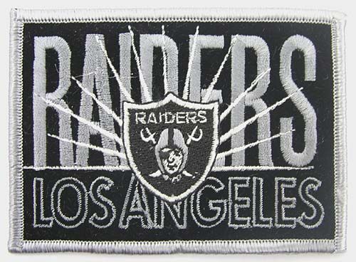 NFL Los Angeles Raiders Football Embroidered Patch 06