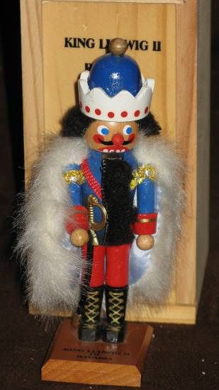 Steinbach King Ludwig II of Bavaria 1845 1886 Mini Nutcracker Signed