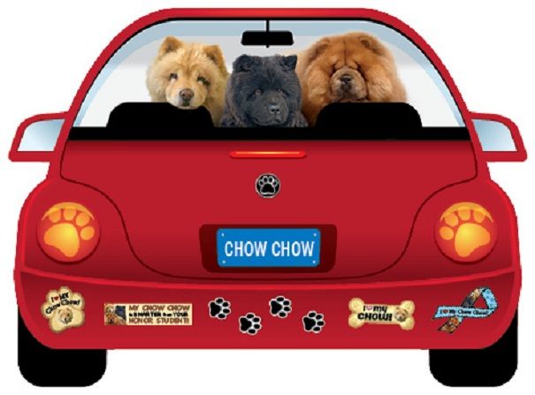 This new PUPMOBILE MAGNET is sure to please any dog lover. Show off