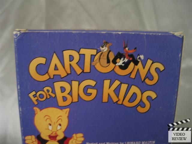 Cartoons for Big Kids VHS Leonard Maltin 053939603132