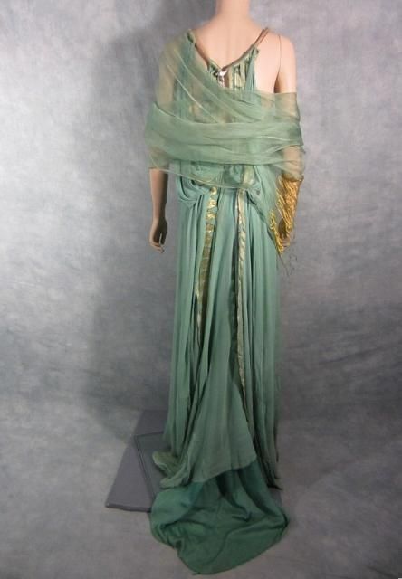 Spartacus Seppia Hanna Mangan Lawrence Worn Roman Gown Shawl Hair Pcs