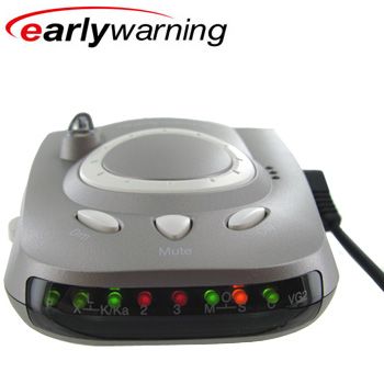 ™ CAR TRUCK RADAR LASER POLICE DETECTOR EW 5005 VOICE/STROBE ALERT