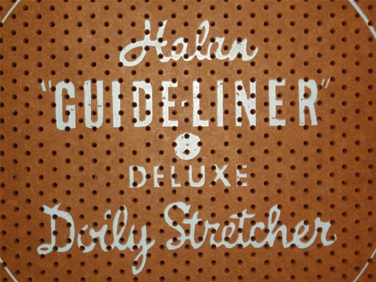 Vintage Halan Deluxe Doily Stretcher 20 x 29 in Orignal Box 