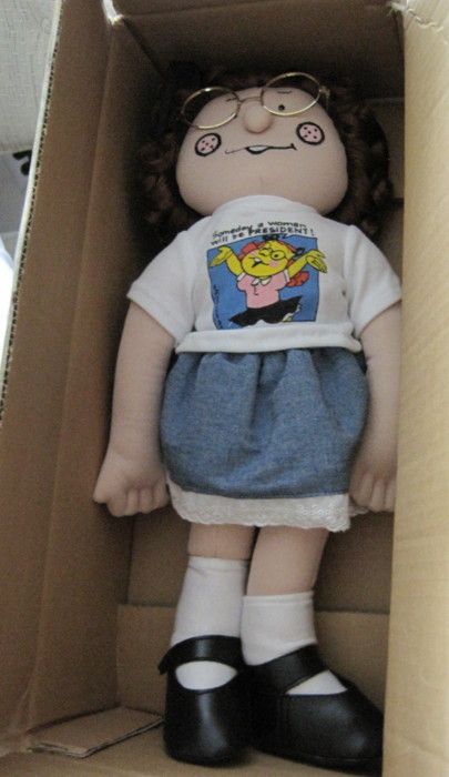 NIB Dennis The Menace Margaret Doll Someday a Woman will Run for